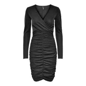 PCLina LS V-neck Dress - Black