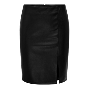 OnlHeidi Faux Leather Pencil Skirt - Black