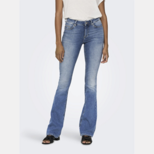 OnlBlush Mid Flared DNM TAI467 - Light Blue Denim