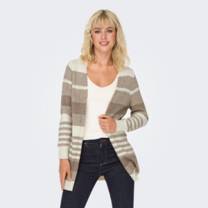 OnlLesly L/S Open Cardigan Knit - Whitecap Gray