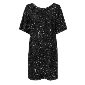 OnlConfidence S/S Sequins Dress - Black