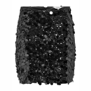 OnlJadel Sequins Skirt - Black