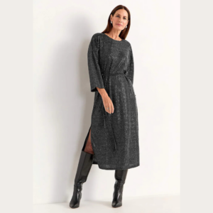 Stella long dress - Black/glitter 620238-3793