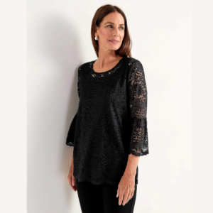Kelly lace top - Black 620244-0001