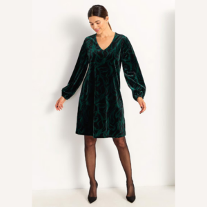 Vilma velvet dress- Dark green 620249-6176