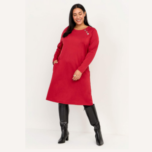 Sandra pocket dress - Red 620300-0004