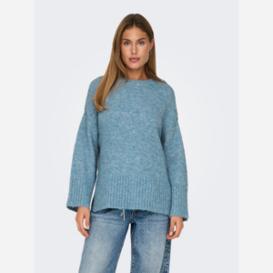OnlMaggie Life LS Loose O-neck - Coronet Blue