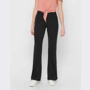 OnlFever Stretch Flaired Pants - Black