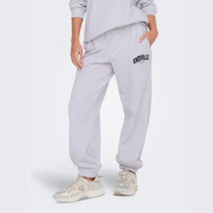 OnlDeborah Club Pant - Light Grey Melange