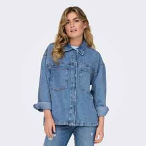 OnlEmmie L/S Shirt Dnm - Light Blue Denim