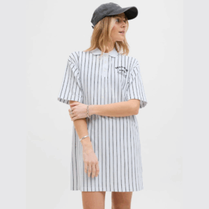 JxEmma SS Polo Short Dress - Bright White