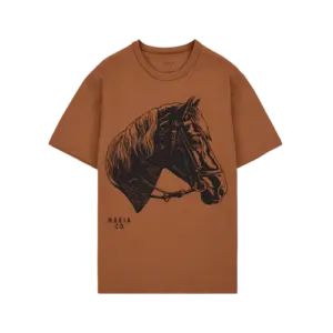Finnhorse T-shirt - Sepia