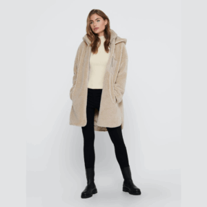 OnlSascha Sherpa Jacket Life - Cuban Sand
