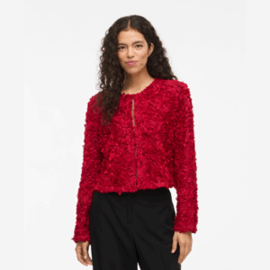 ViRosie L/S Cardigan - Jester Red