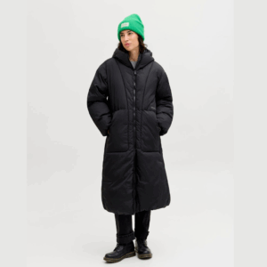 JxLolly Long Puffer Coat - Black