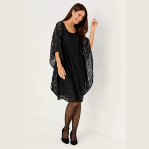 Kelly Lace Fril Dress - Black 619510-0001