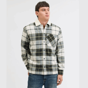 JjZac Teddy Overshirt - Dusty Olive