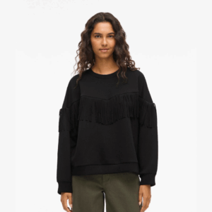 ViReflect L/S O-neck Sweatshirt - Black