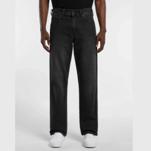 954 Relaxed Straight Work Jeans - Black Wash Faded