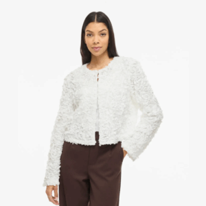 ViRosie L/S Cardigan - Snow White