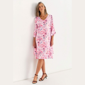 Silvia Dress - Pink / Floral 620512-0344