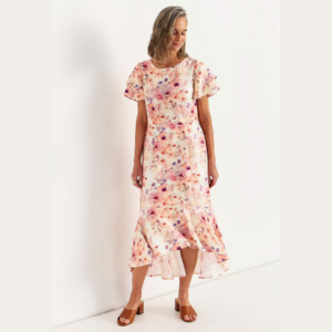 Joline Dress - Pink / Apricote 701514-0107