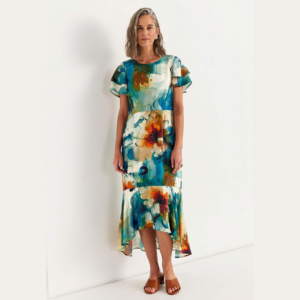 Joline Dress - Blue / Floral 701514-0329