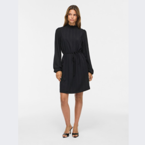 ViLyri L/S Smock Dress - Black Beauty