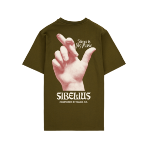 Silence T-shirt - Dark Olive