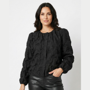 MM1108 Mingel More Blouse - Black
