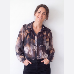 Printed Shirt Serena - Black