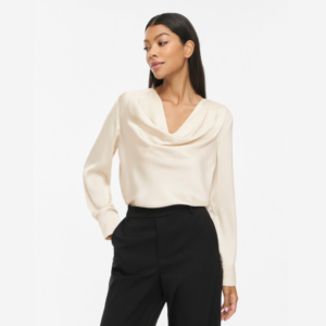 ViFreja Waterfall L/S Top - Birch