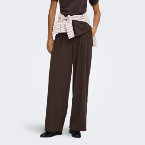 OnlBang Wide Pleat Wide - Coffee Bean